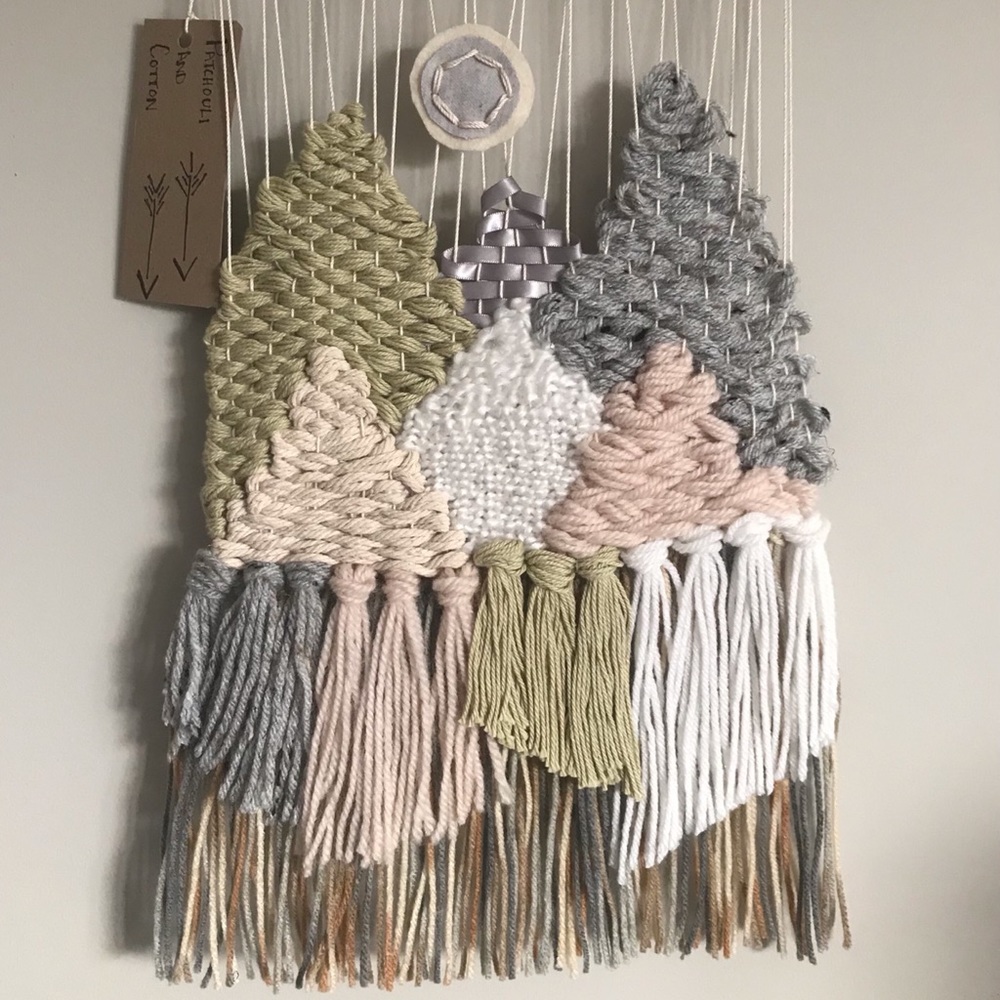 Woven Wall Hanging Fiber Art